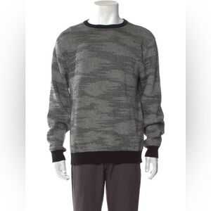 Saturdays NYC Black Cammo Luxury Blend Crewneck M